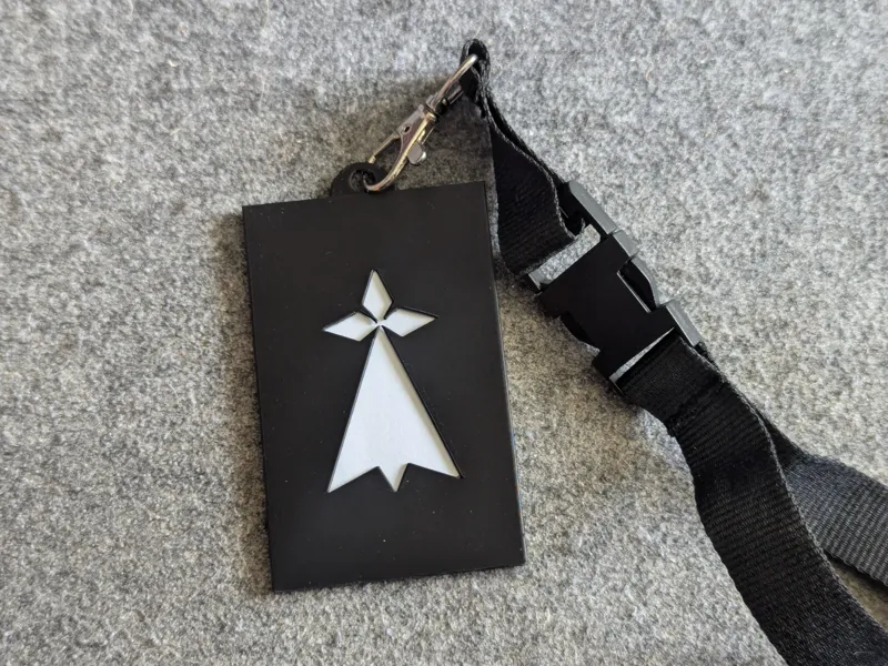 Porte-carte hermine – Étui minimaliste Gwen ha Du
