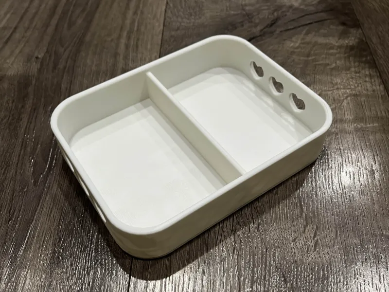 simple cute heart (or plain) tray