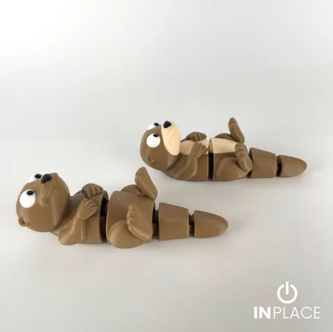 Cute River Otter Articulated view 4
