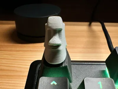 Moai Keycap Two-Tone