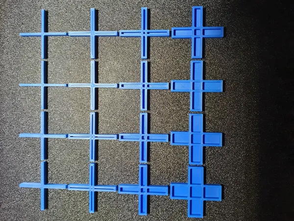 Croisillons de carrelage - 16 tailles de 1 à 12 mm