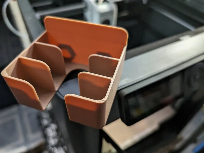 3 Device Holder Honeycomb Storage Wall 80mm wide
