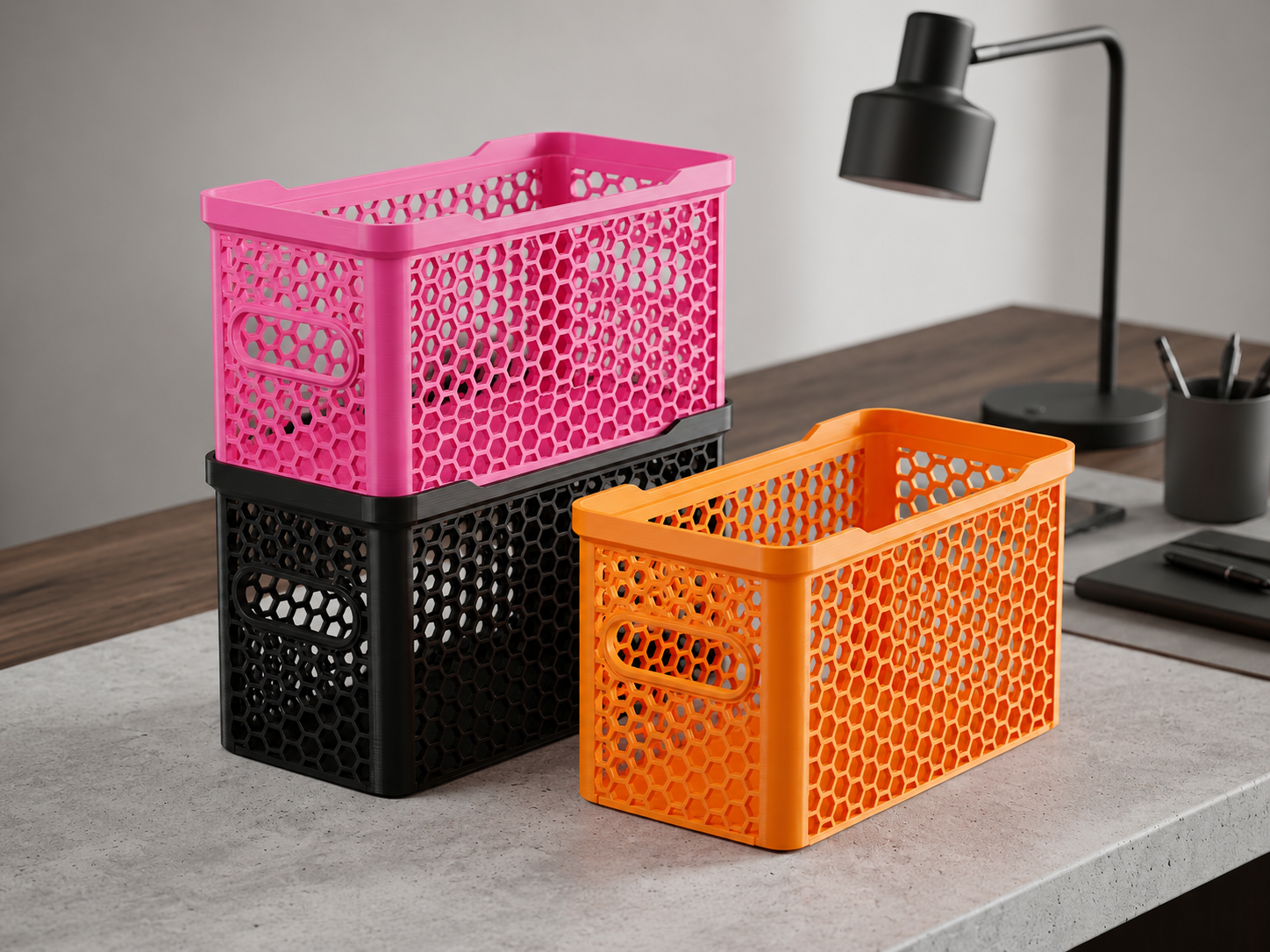 Honeycomb Storage Box –  (250 × 100 × 145 mm)