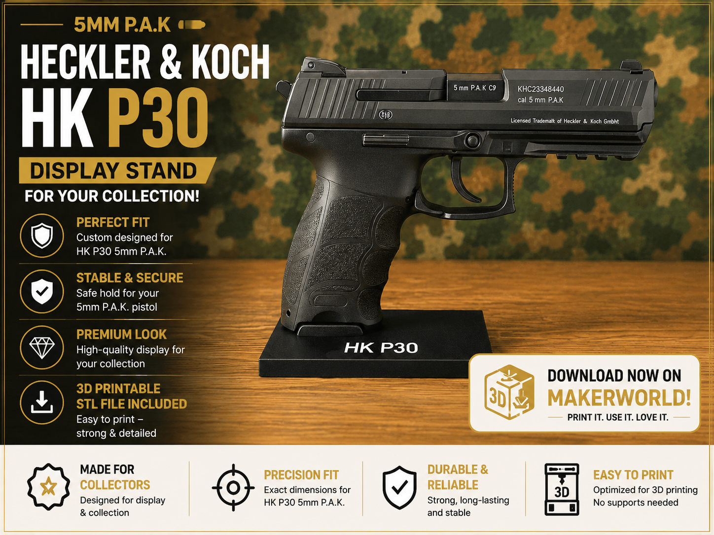 Heckler&Koch P30 Waffenständer 