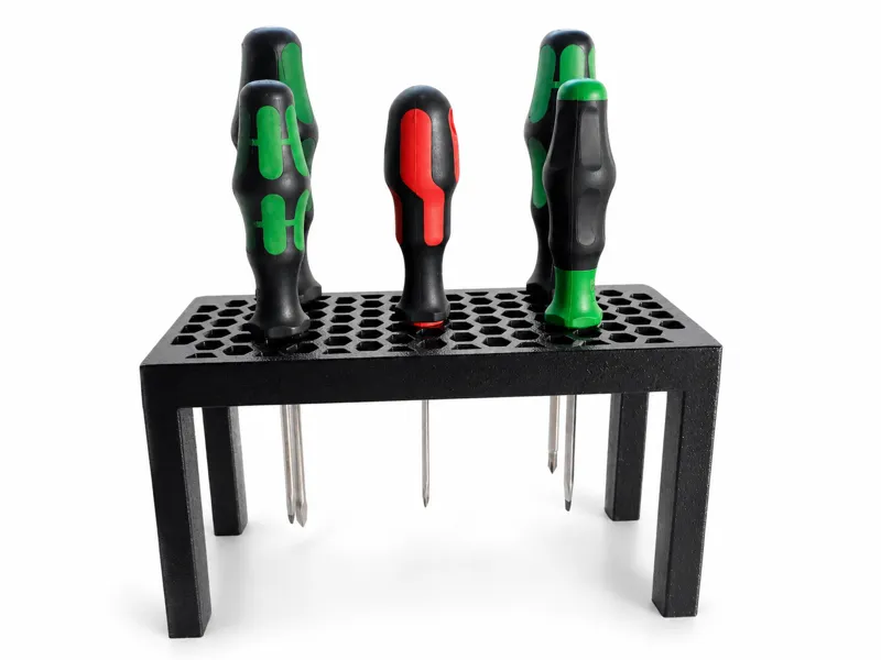 Screwdriver holder for table