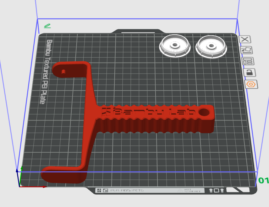 Miniatura 2 do modelo 3D 【一键打印】粘毛器-滚筒支架