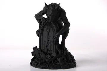 Figura decorativa: Graveyard Werewolf Sculpture in Dark Gothic Style — vista de referencia 3