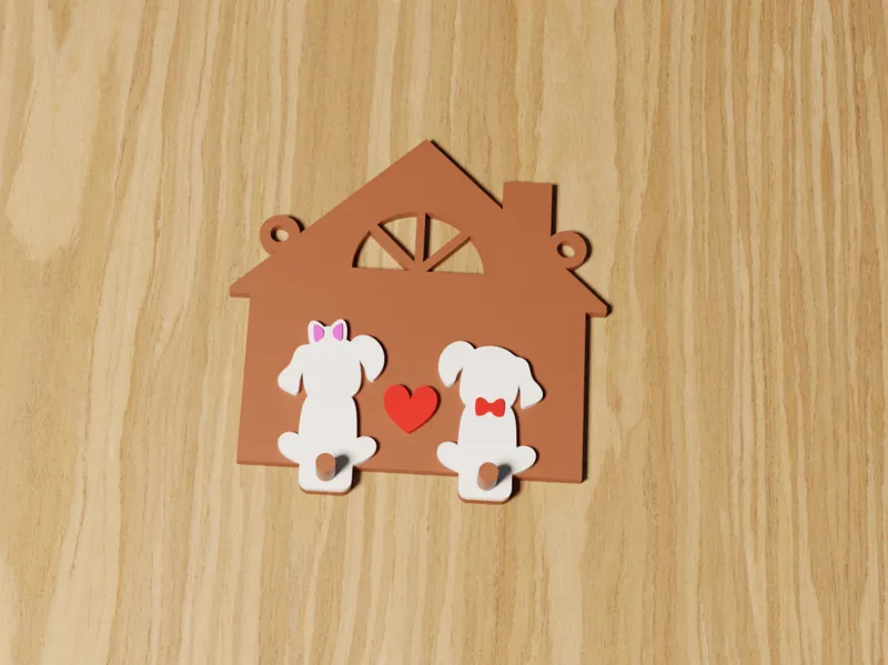 Decorative Key Holder - Dog Lovers