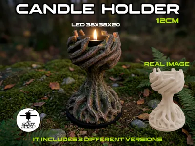 LED Tree Candle Holder