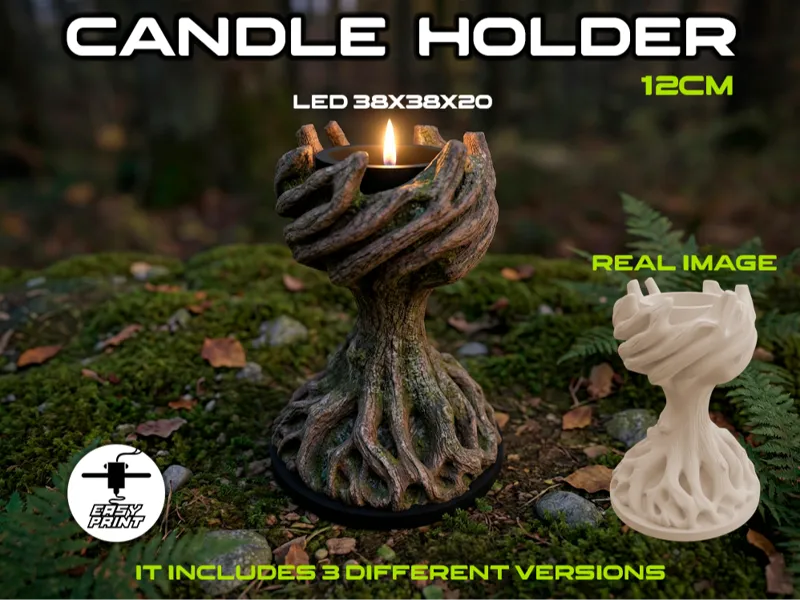 LED Tree Candle Holder
