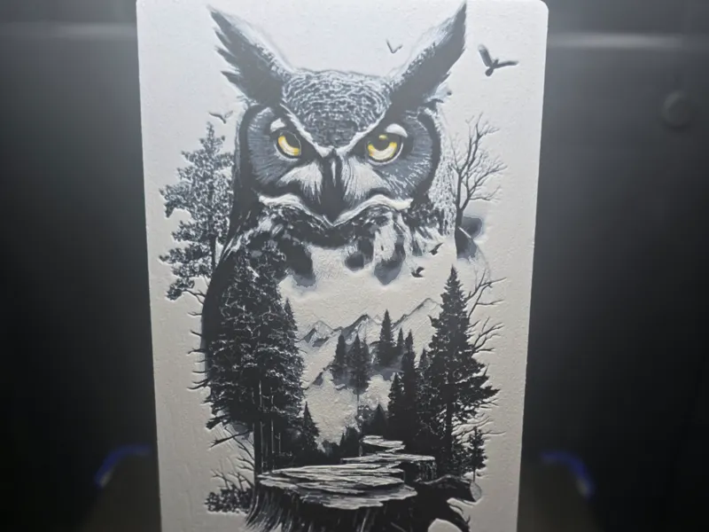 Owl and Forest Hue Forge