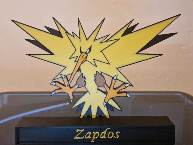 Zapdos on stand