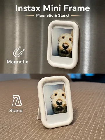 Marco decorativo: Instax Mini Tubular Frame | Magnet + Stand — vista de referencia 2