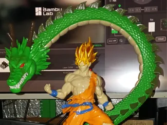 Goku & Shenron with Pedestal