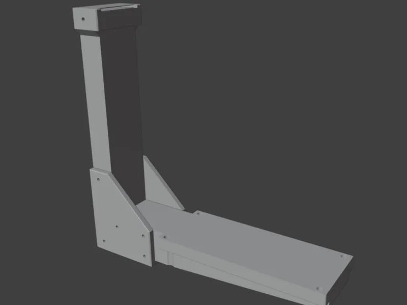 T16000M flight stick stand