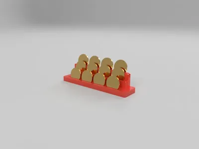 Elegant Military Coin Rack