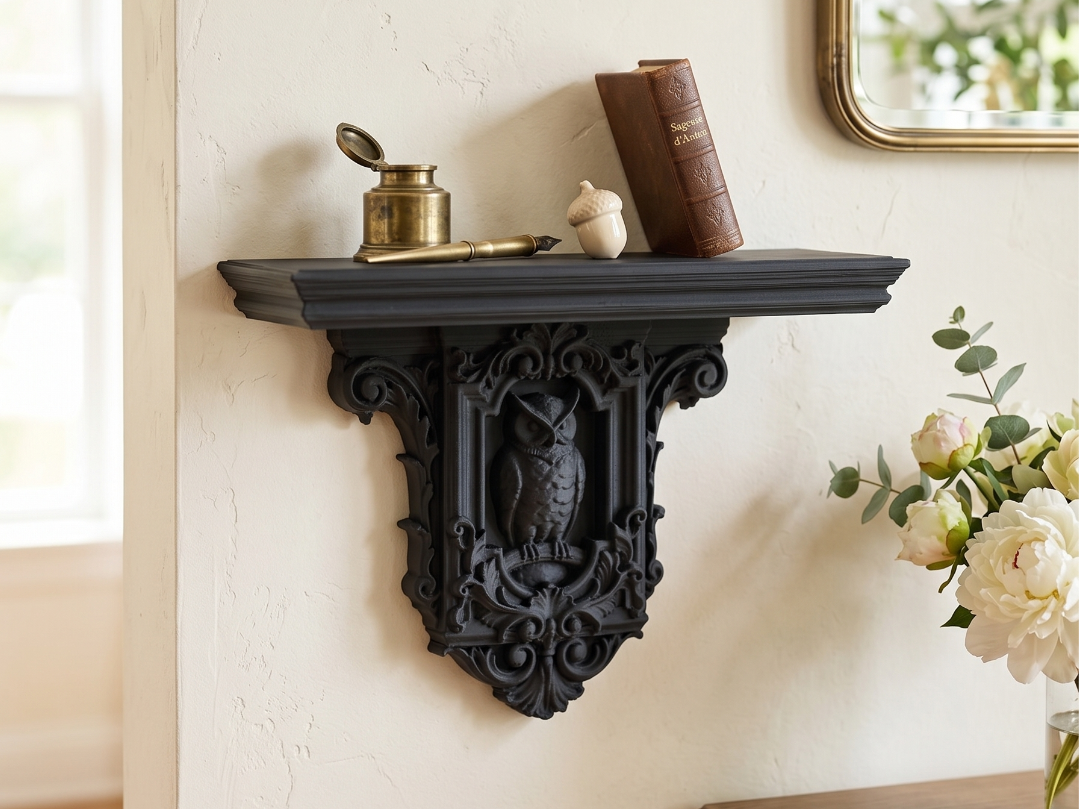 Baroque Owl Console - The Sage's Shrined