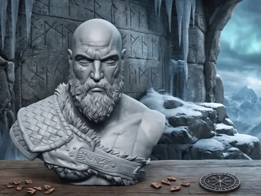 Kratos - Busto do Fantasma de Esparta