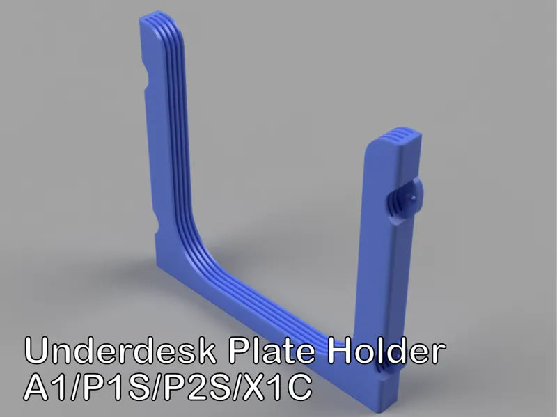 Under Desk Plate Holder A/P/X-Series