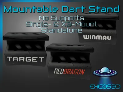 Dart Stand (Standalone & Mountable)