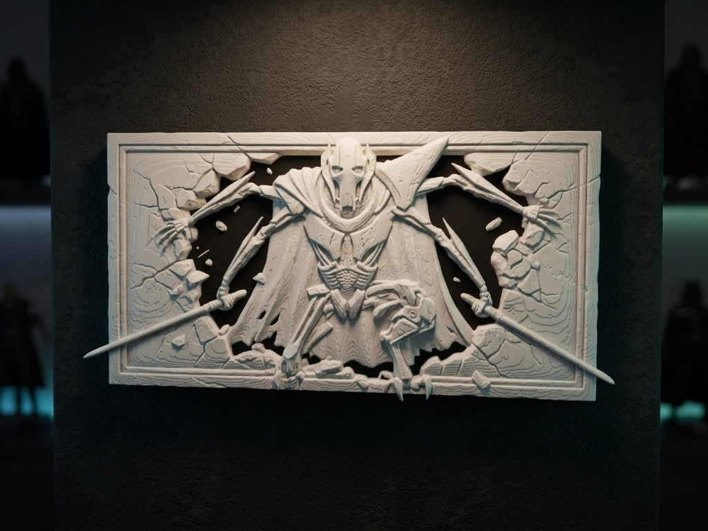 General Grievous Relief - Bursting Wall Art