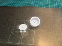0.2mm 层高, 2 层墙, 100% 填充 旋转花瓶模式 开启支撑 支撑顶部距离0.3