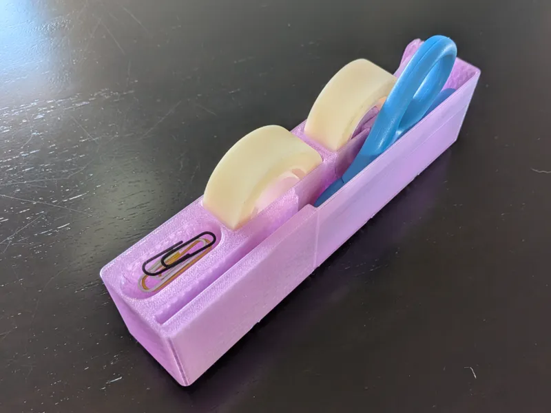 Gridfinity Scissor holder and tape dispenser