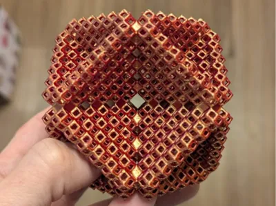 Rhombic Dodecahedron 3D Tiling Fracal