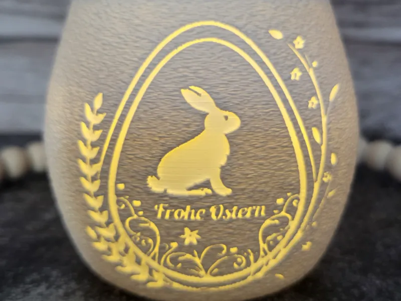 Teelicht Frohe Ostern