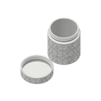 Starry Day 30x70mm Container & Lid