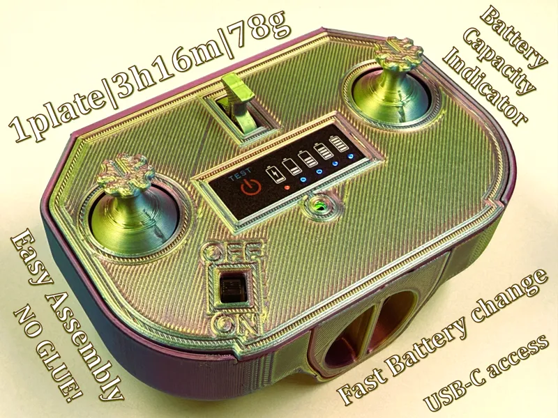 CyberBrick Remote with Battery Capacity Indicator