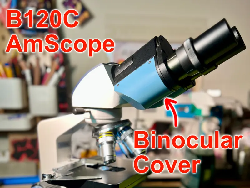 AmScope B120C Binocular Lens Cover Replacement