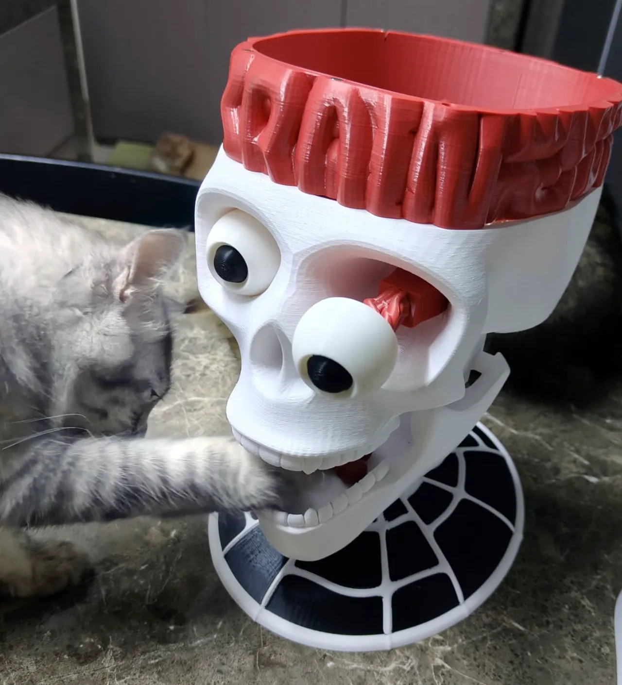 Skull candy dispenser view 3