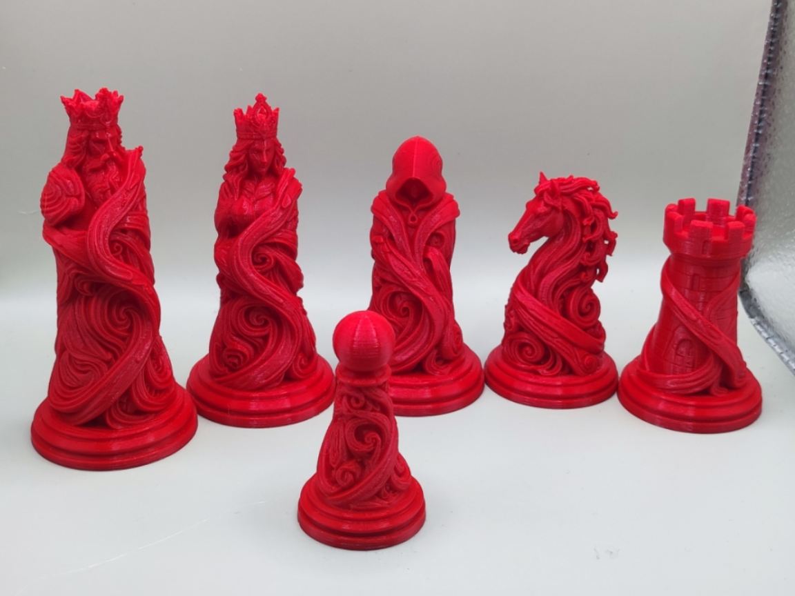Enchanted Ribbons Chess Set
