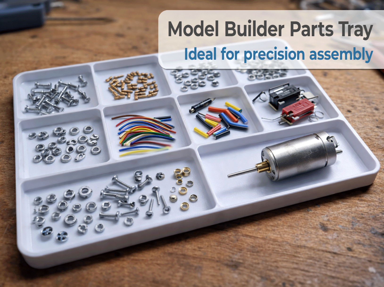 Sorting Tray / Workbench Parts Organizer