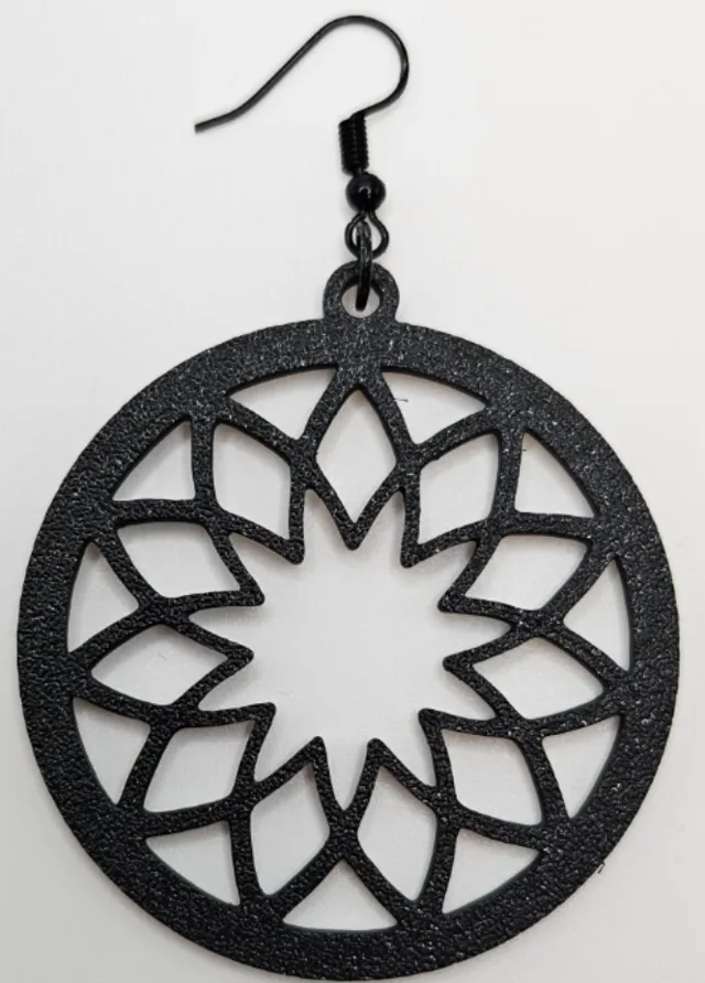 Large Round Earrings