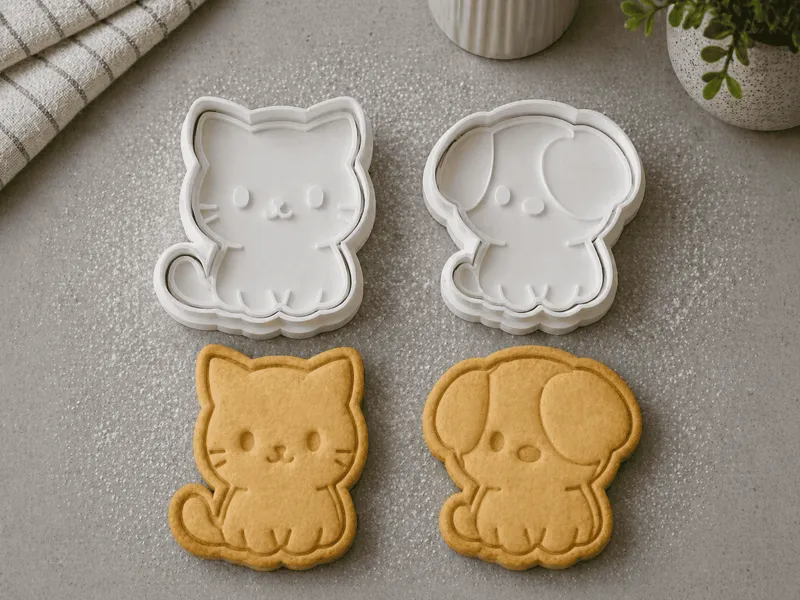 Pets Cookie cutter + Stamp kit