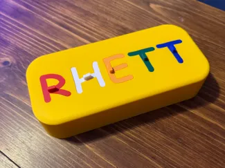RHETT Baby Name & Shapes Learning Toy