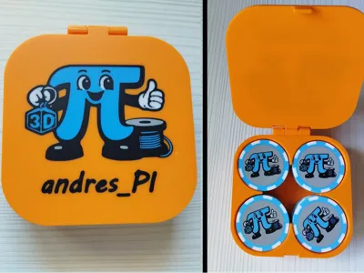 Customizable box for storing MakerChips