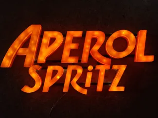 Aperol Spritz LED Schild/Schrift