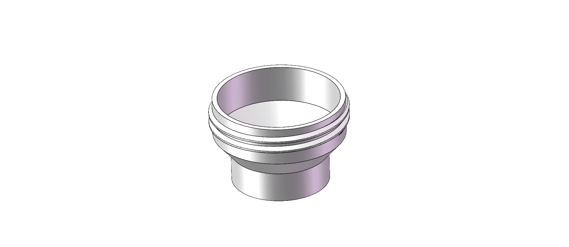 Miniatura 1 do modelo 3D 瓶口仙人——适配多种瓶口螺纹的漏斗