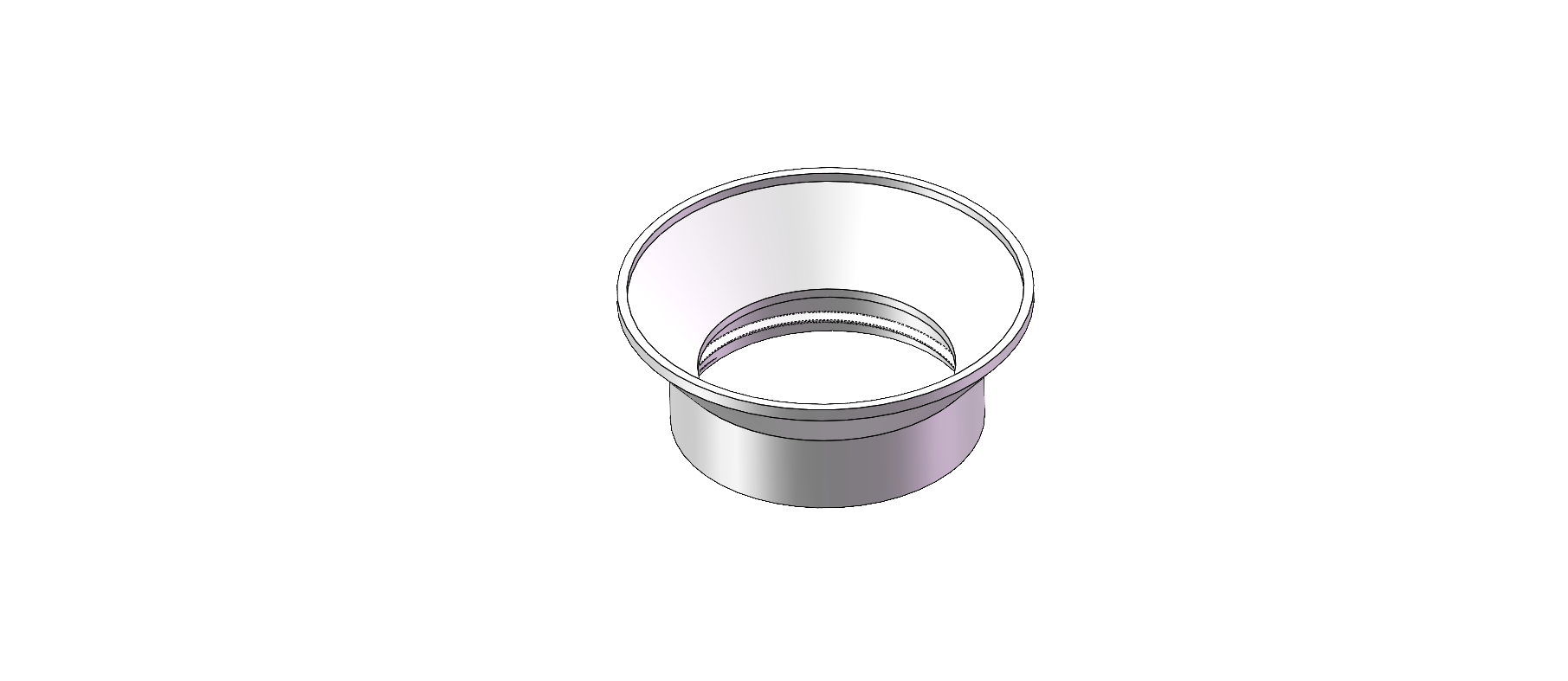 Miniatura 2 do modelo 3D 瓶口仙人——适配多种瓶口螺纹的漏斗