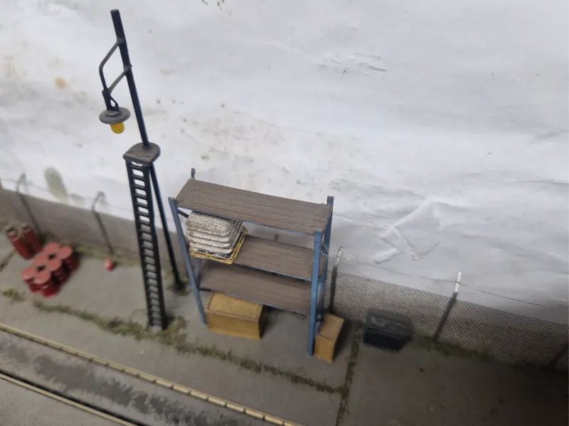 3 Tier OO Gauge Pallet Rack Racking Model Railway