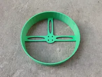 Flat Propeller Guard for 6'' FPV drones with cable passage