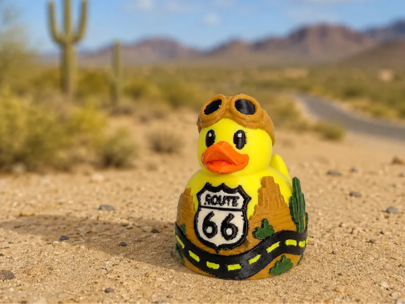 TrailQuackers Route 66 Duckie Jeep Duck Adventure!