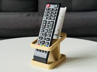 Compact 2-Slot Remote Control Holder