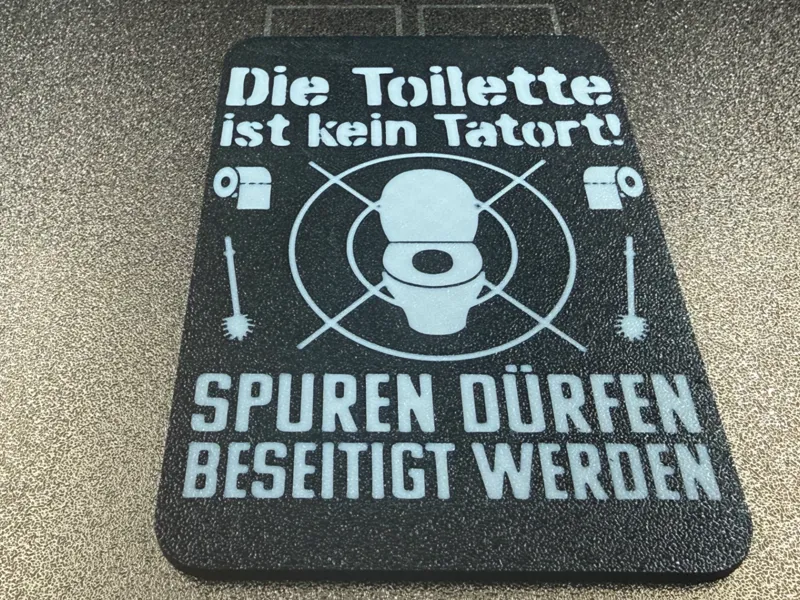 Lustiges Toilettenschild.