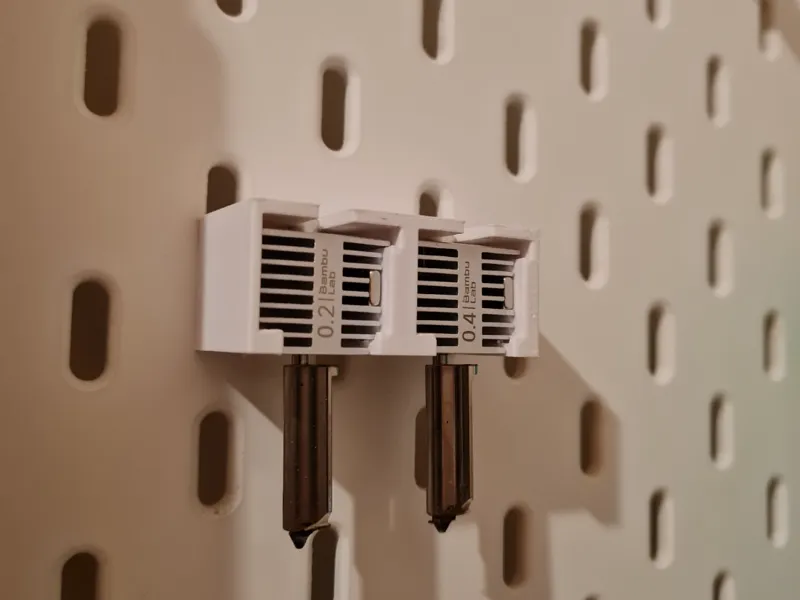 Bambu A1 Series dual nozzle skadis holder