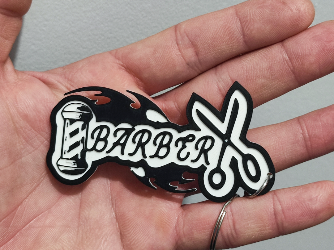 Llavero Barber Pride