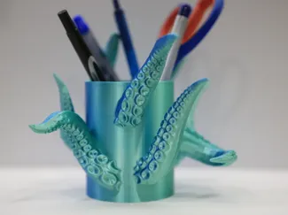 octopus pencil holder
